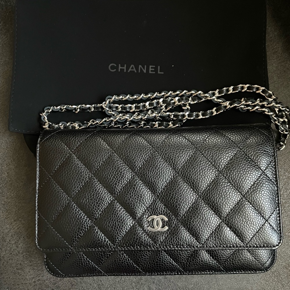 Chanel Wallet on Chain Silver Hardware